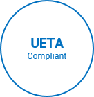finance tools | Electronic Signatures for Financial Services UETA compliance badge