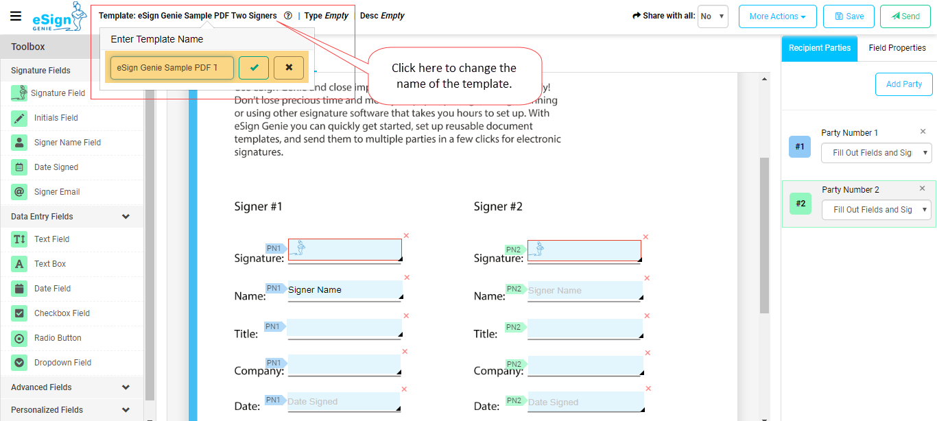 Reusable PDF Document Templates 3rd image