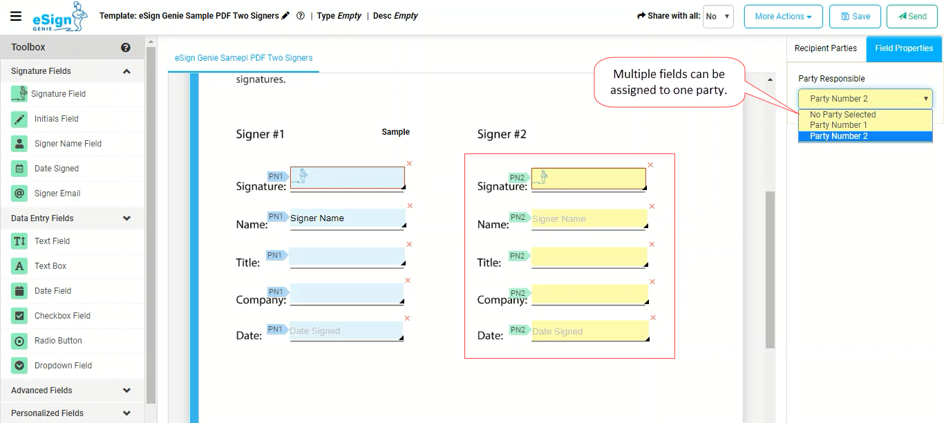 Reusable PDF Document Templates 4th image