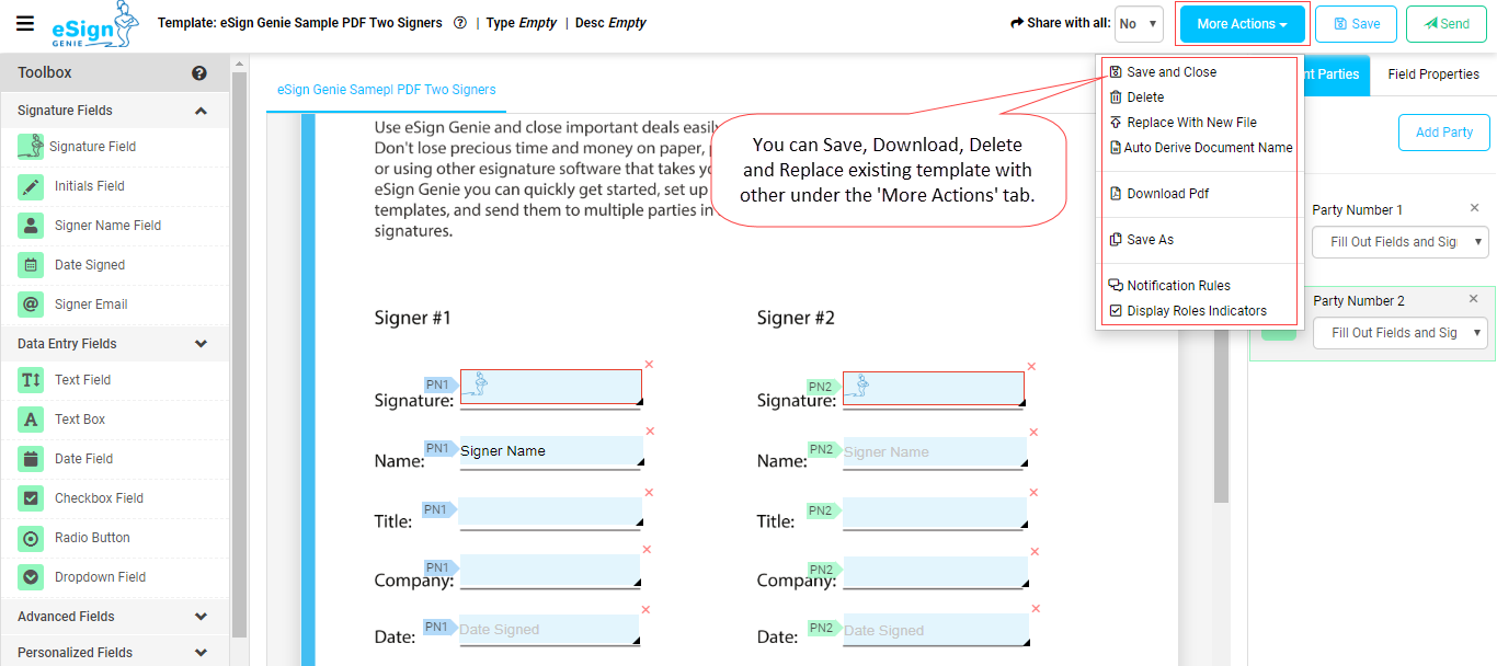 Reusable PDF Document Templates second image