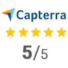 Capterra rating 5 out of 5
