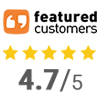 Featured customers rating 4.7 out of 5