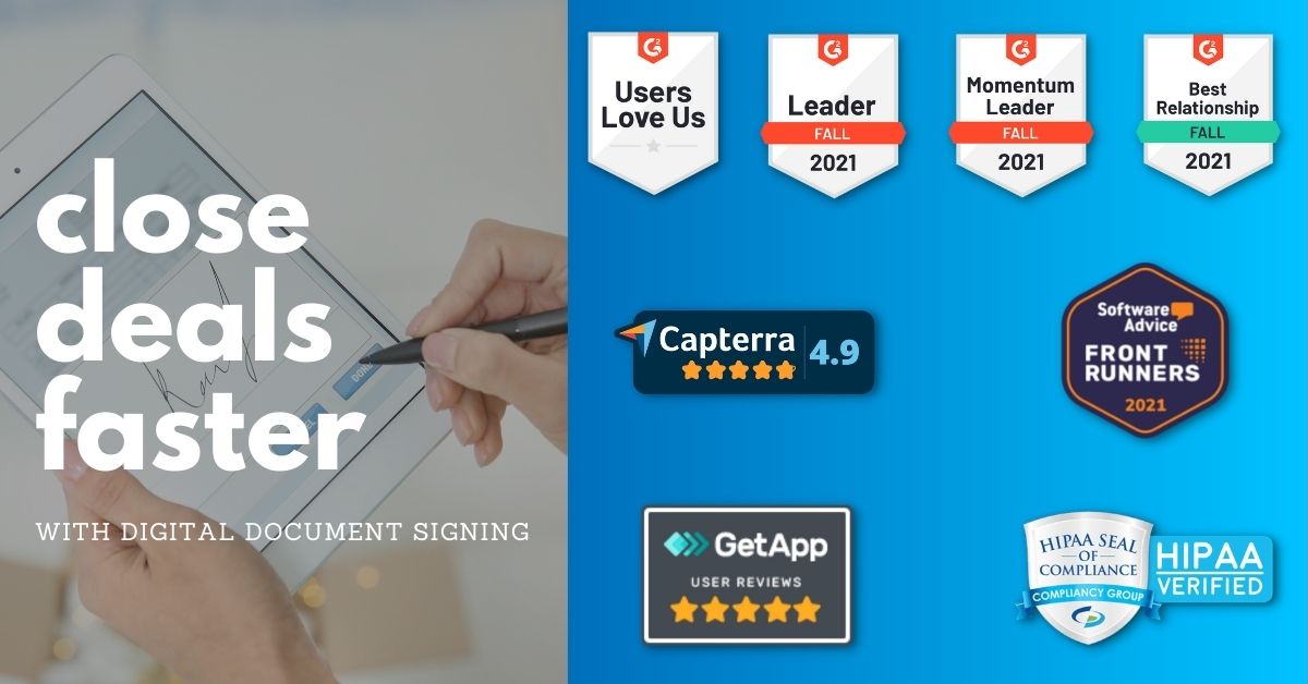 Close deals faster with eSign Genie