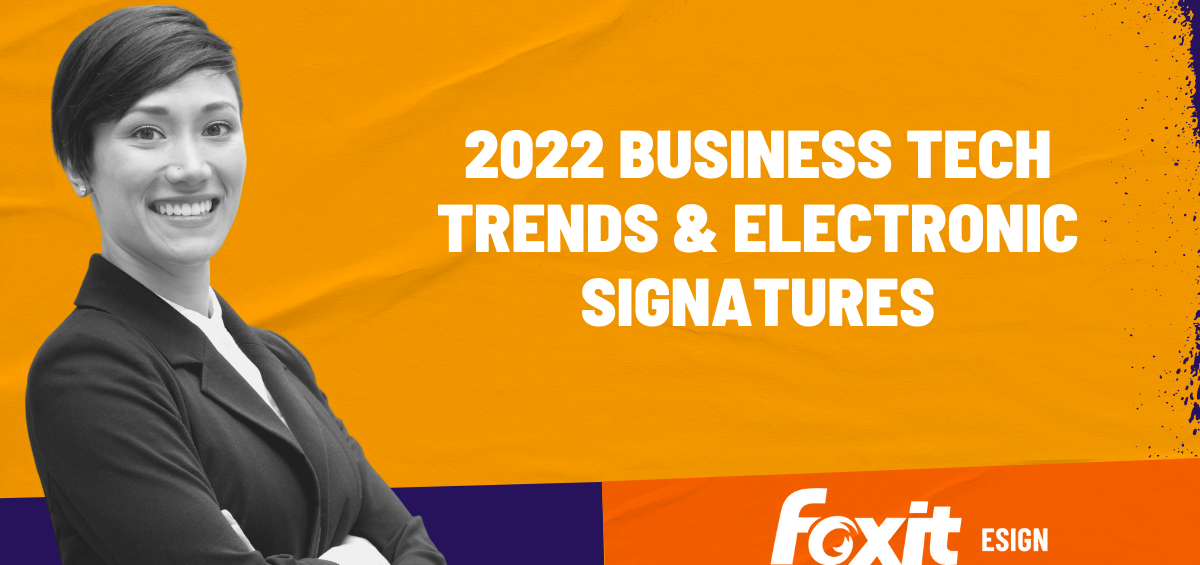 tech trends and electronic signatures