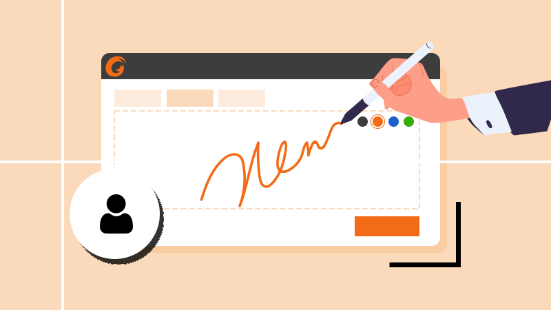 Signature And Initial Pop Up Screen